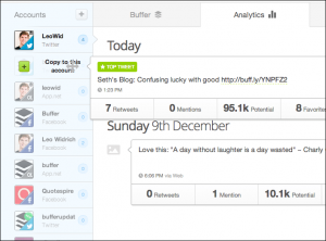 Buffer dashboard Screenshot