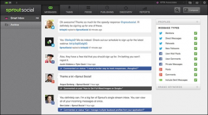 Sprout Social Screenshot of dashboard