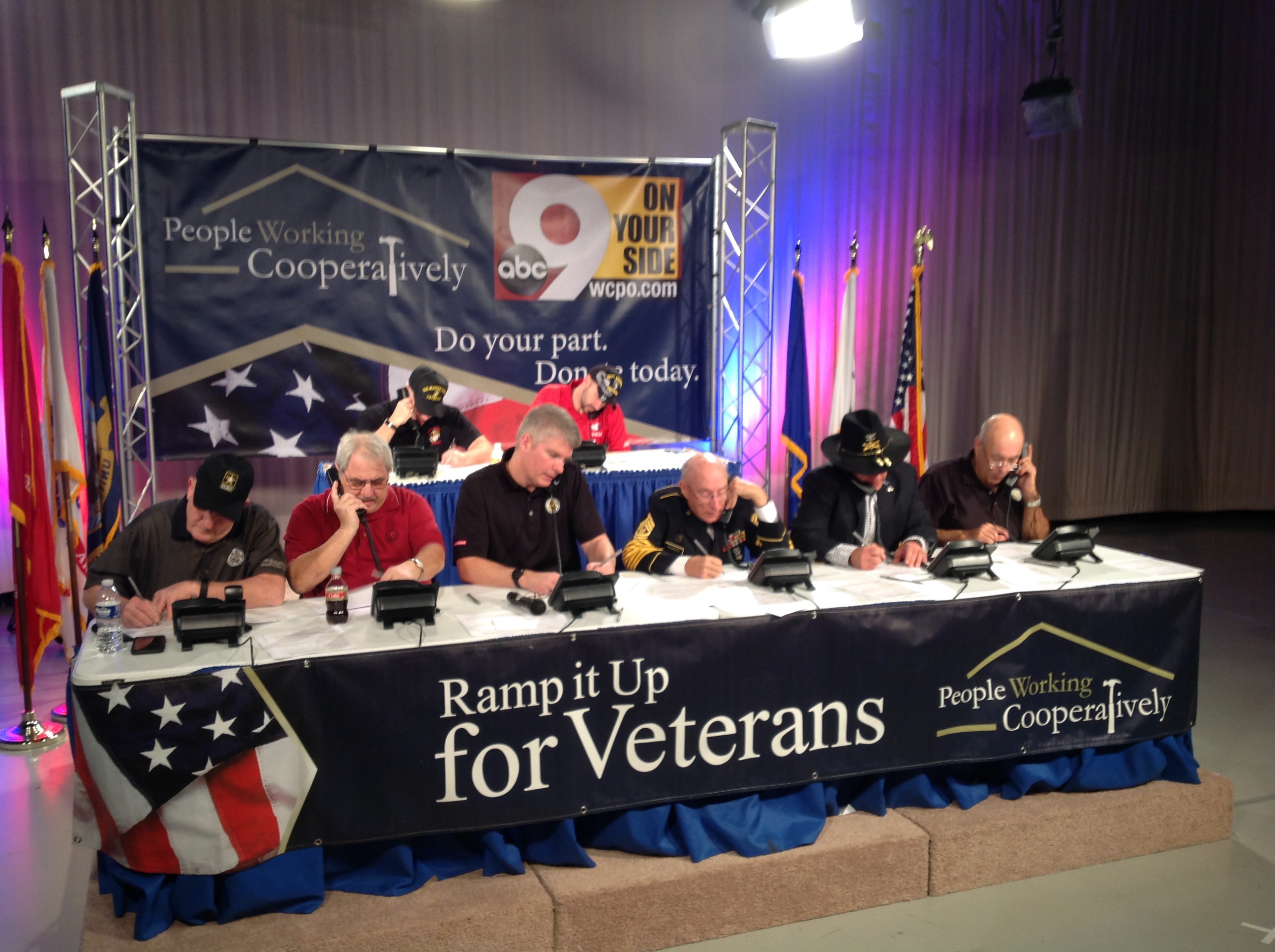 People Working Cooperatively Ramp It Up for Veterans Telethon