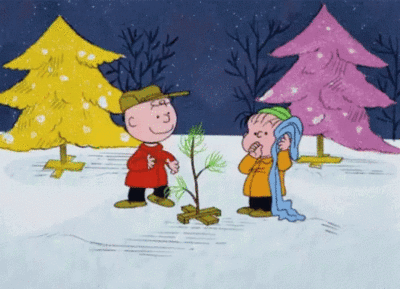 Clip from "A Charlie Brown Christmas" of Charlie talking to Linus
