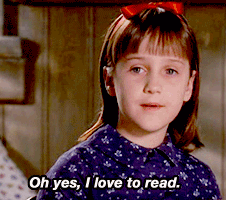 Clip of girl saying "Oh yes, I love to read"
