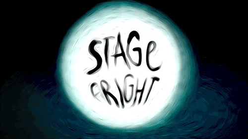 Moon with the Words Stage Fright
